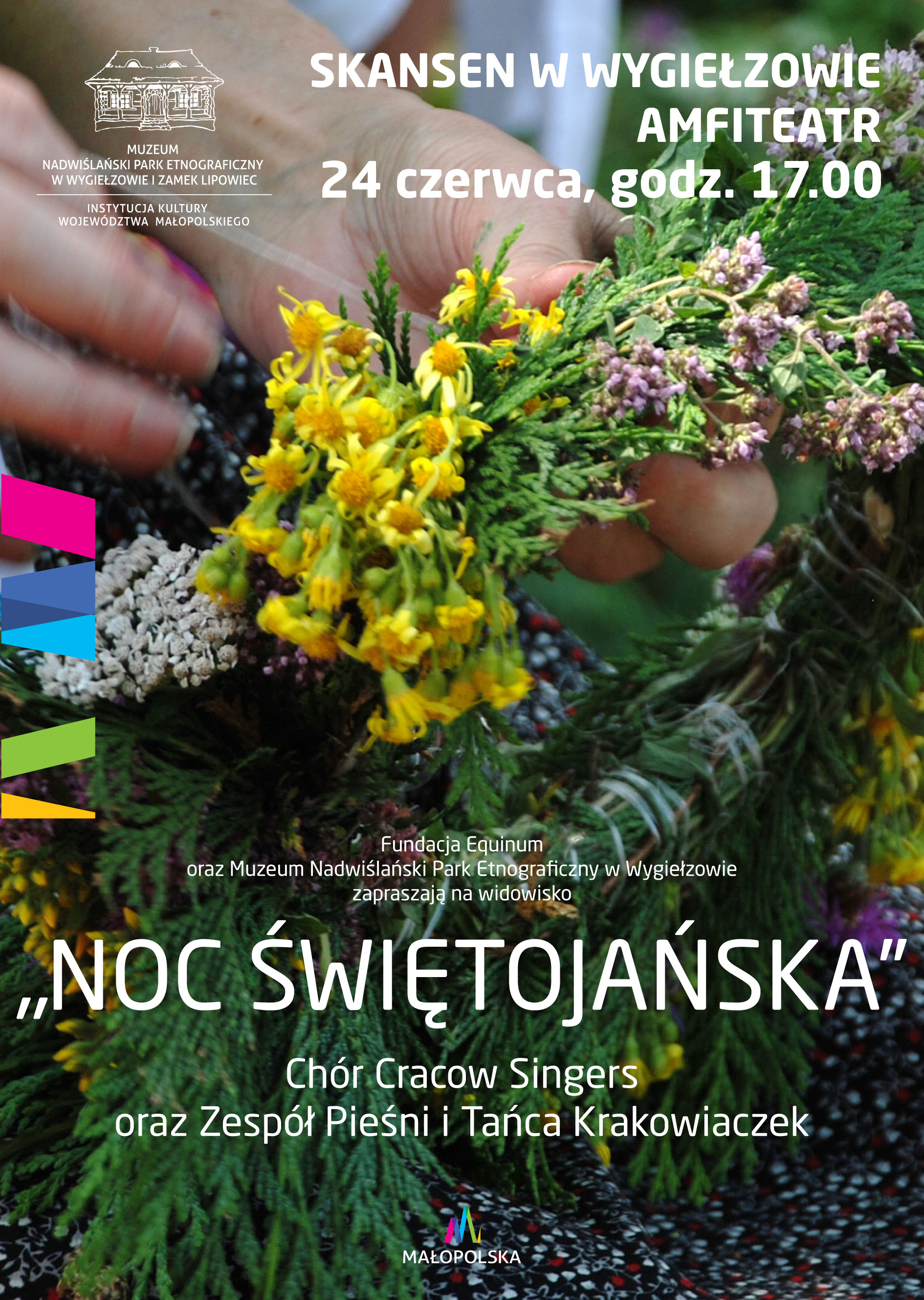 Plakat noc świetojańska