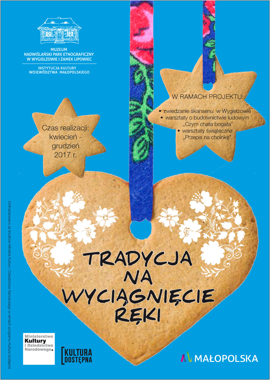 Plakat tradycja na wyciągnięcie ręki