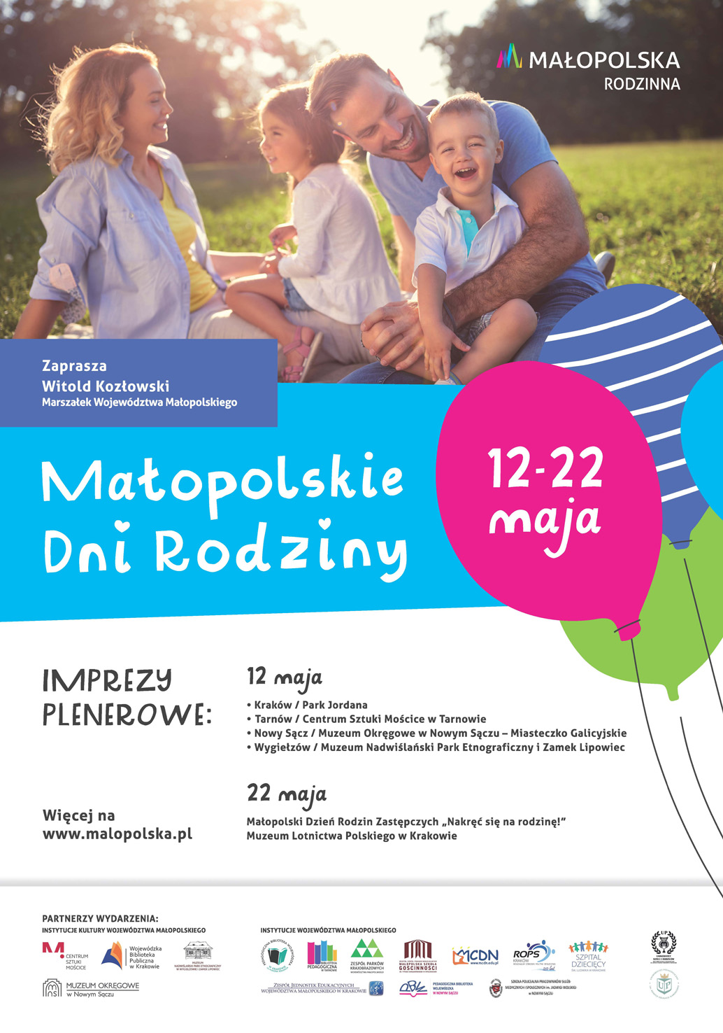 Plakat Malopolskie_dni_rodziny str