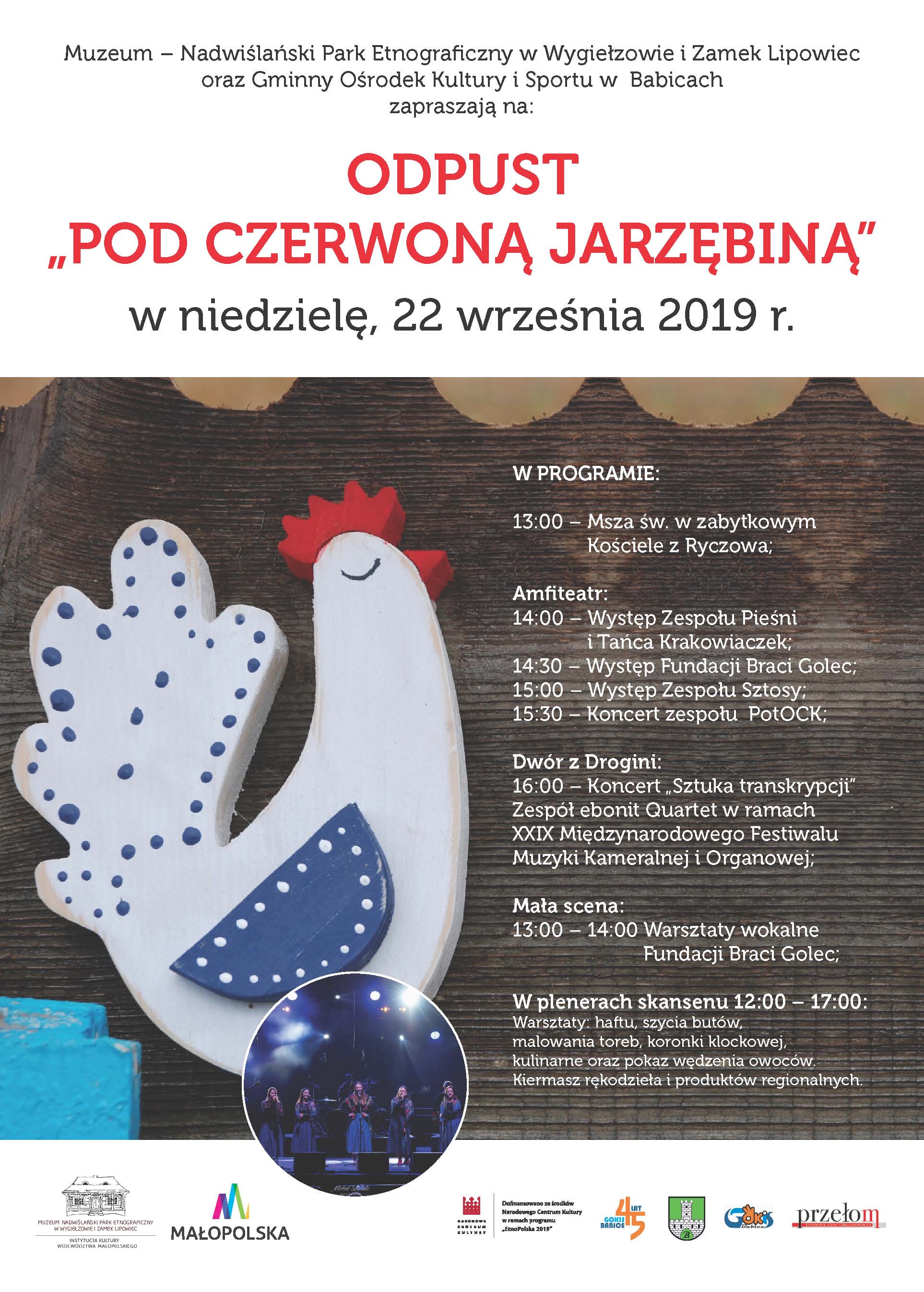 Plakat odpust 2019
