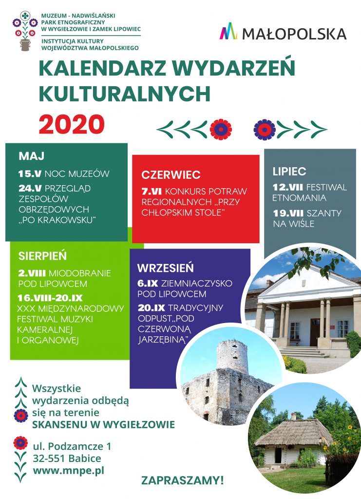 Plakat wydarzeń
