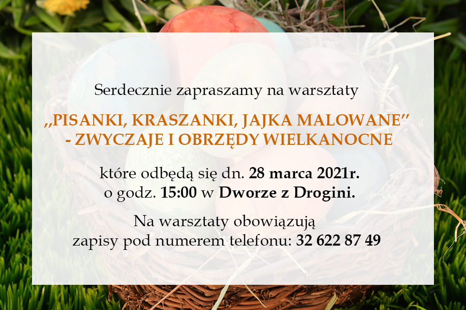 Warsztaty niedziela palmowa informacja