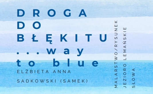 Błękitny plakat