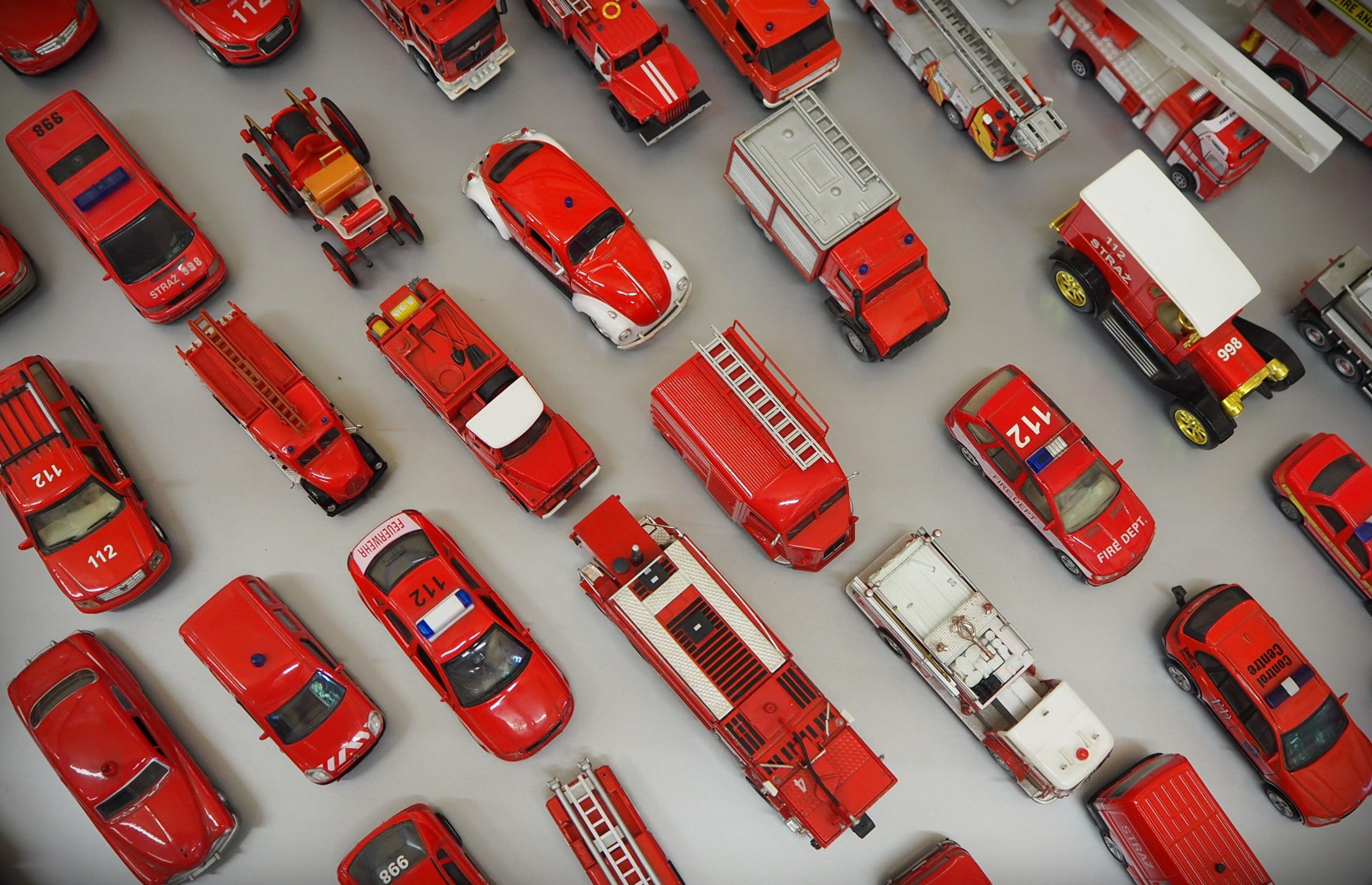 miniatury aut strażackich