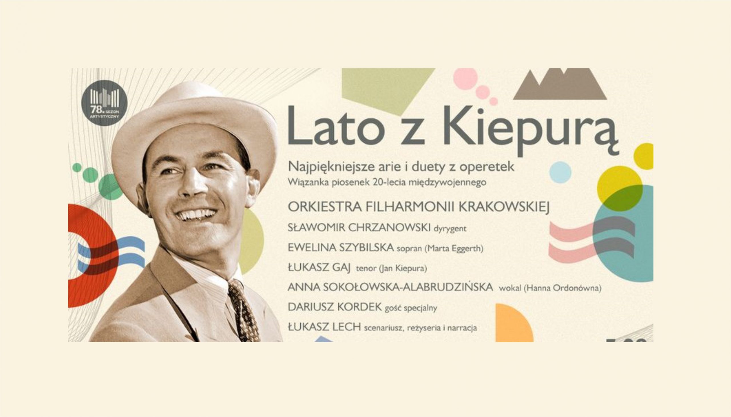 baner lato z kiepurą