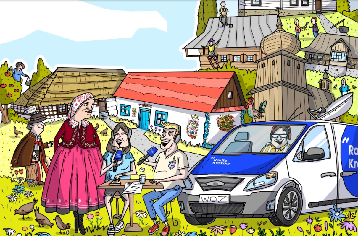 radio kraków grafika